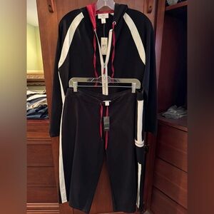 LOFT Zip jacket, new w/ tags, L petite & capri pants, new w/ tags, L petite